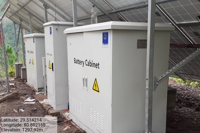 12kWp solar and LFP battery system for high hill telecom sites in Nepal