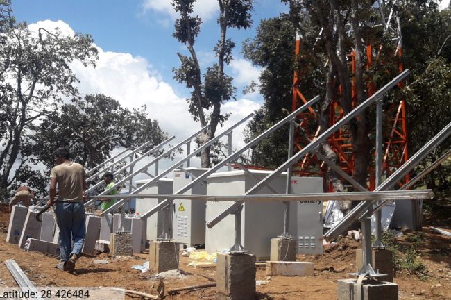 Hybrid solar power solution for telecom and surveillance